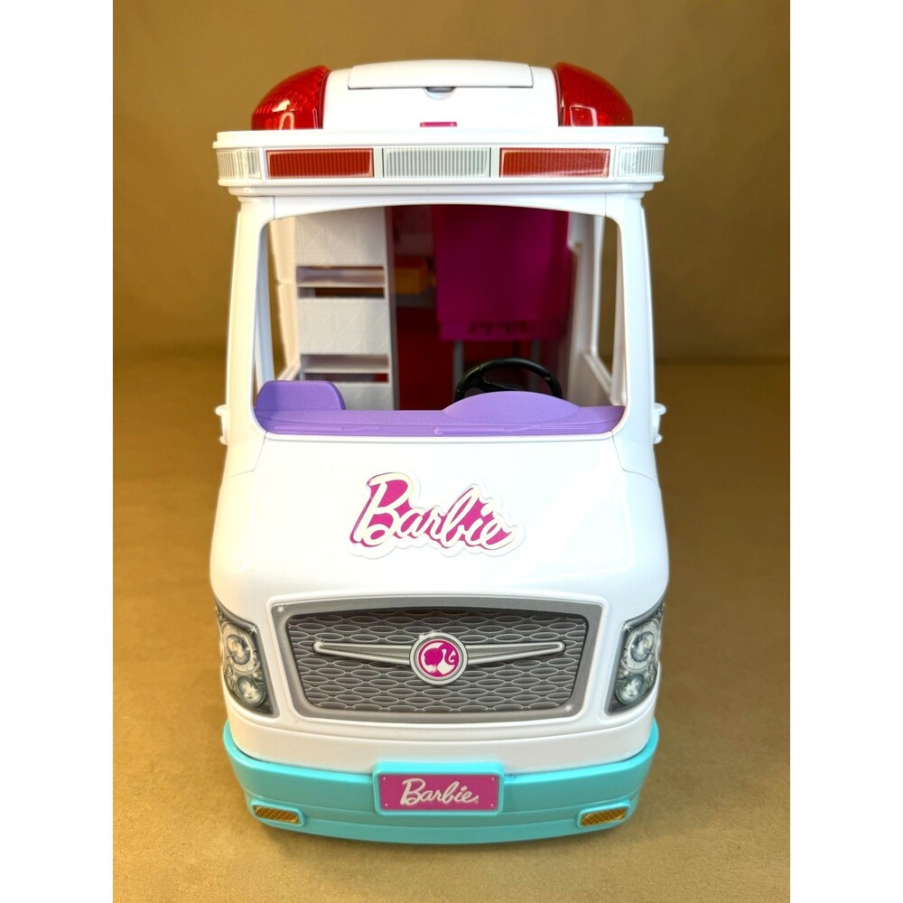 Barbie Care Clinic Ambulance w/ Lights & Sound Mobile Clinic NO ACCESSORIES - Picture 2 of 16